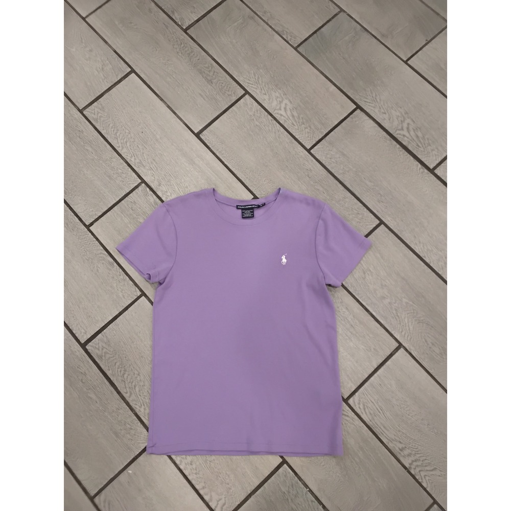 Ralph Lauren Sport Womens Purple Crew Neck T Shirt XL G Logo Tee
